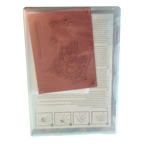 Stampin' Up! ALWAYS ELEGANT Stamp Set of 4 120477 Floral Border Scrapbooking - Picture 4 of 5
